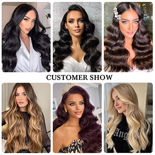 18-Inch Human Hair Clip-In Extensions for Natural Volume and Length - Image 6