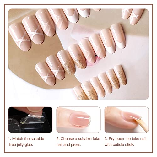 Short Black Acrylic Nails - Image 8