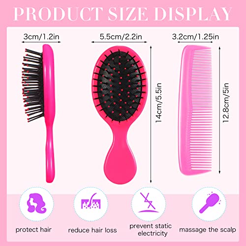 Effortless Styling Detangling Round Head Hair Brush for All Hair Types - Image 2