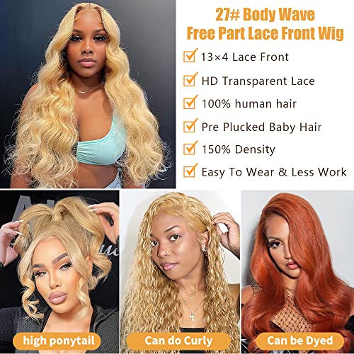 Cheap Blonde Human Hair Wig - Image 3