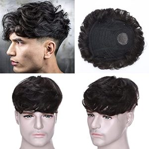 16-Inch Curly Human Hair Topper for Natural Volume and Root Coverage