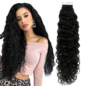 18 Inch Curly Human Hair Extensions for Natural Looking Curls