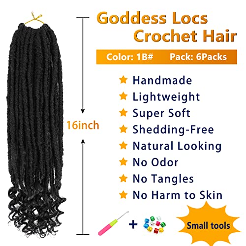 24 Inch 14 Strand Human Hair Crochet Faux Locs for Natural Styles - Image 2