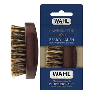 Natural Boar Bristle Beard Brush for Grooming and Styling - Ergonomic Handle