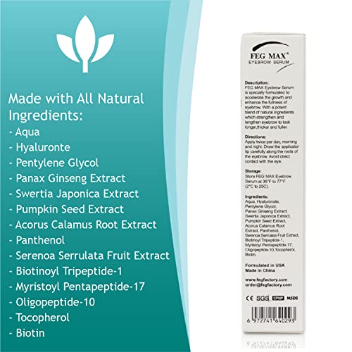 Feg Hair Growth Serum 30ml for Thinning Hair and Regrowth - Image 6