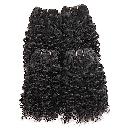 18 Inch 100% Natural Soft Bouncy Human Hair Curls for Styling - Image 2
