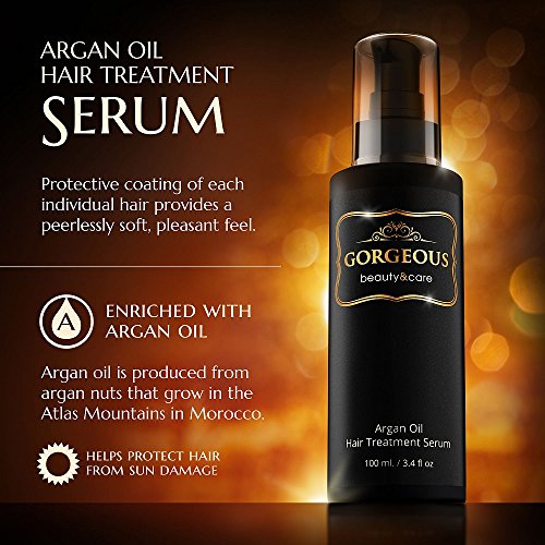 Nourishing Argan Oil Hair Treatment Set Dry Hair Revitalization 8 oz Bottle - Image 6
