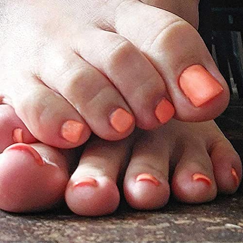 ?Orange Acrylic Nails for Dark Skin? - Image 4