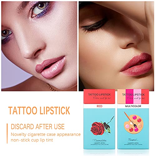 Vivid Tattoo Lipstick Stain, Long-Lasting Wear, Assorted Beautiful Shades, 10ml Capacity - Image 3
