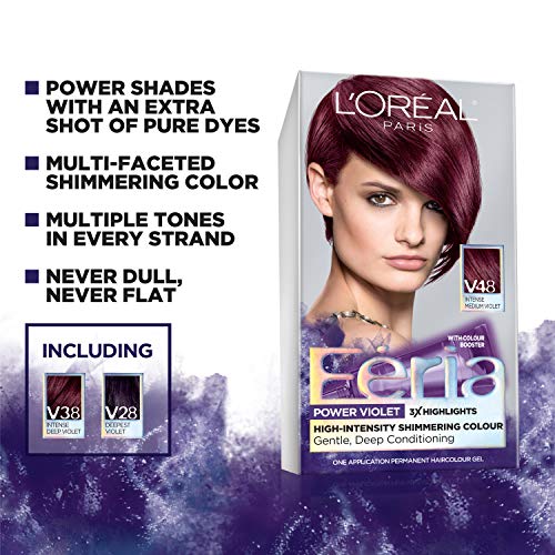 Light Red Violet Brown Hair Color 4.2 oz with Argan Oil for Vibrant Shine - Image 2