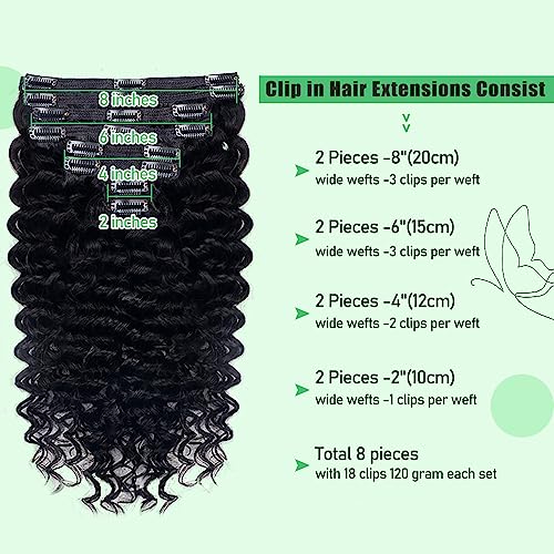 7 Piece Curly Remy Human Hair Clip-In Extensions for Natural Volume and Length - Image 2
