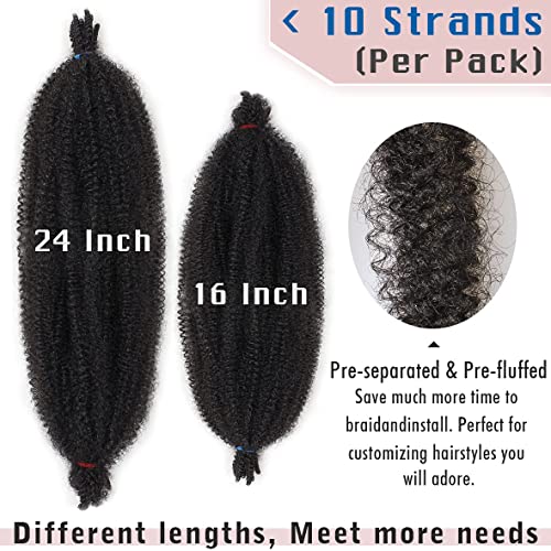 10-30 Inch Natural Afro Human Hair Weave Bundles 100% Remy Condition - Image 4