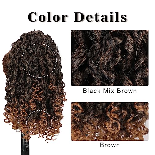 New 18 Inch Curly Human Hair Drawstring Ponytail for Effortless Styling - Image 2