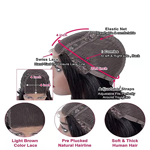 Swiss Lace Human Hair Wig for Natural Look and Comfort in Medium Length - Image 3