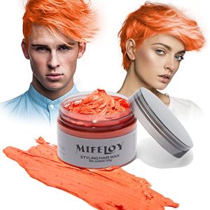 Temporary Orange Hair Color Spray for Instant Vibrant Style, 4 oz