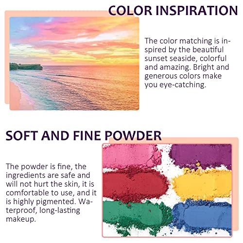 Orange Eyeshadow for Green Eyes 3g - Vibrant Accent Makeup - Image 4