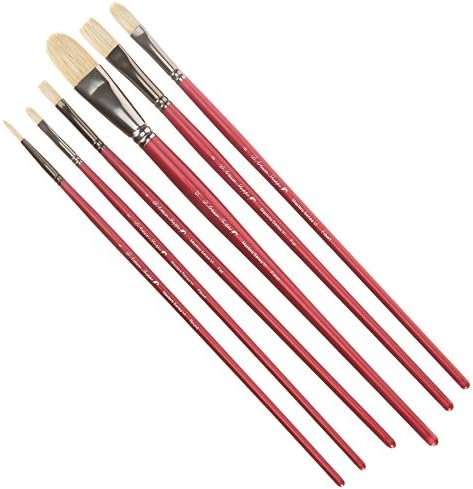 Hog Hair Filbert Paint Brush 1-Inch Medium Size for Professional Artists - Image 7