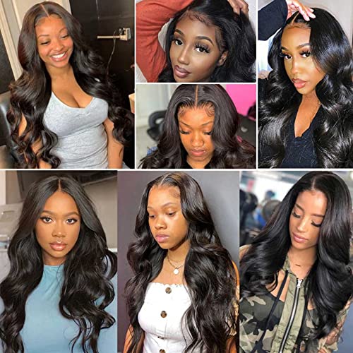 Short Black Human Hair Wig - Image 5