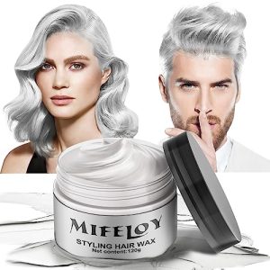 Silver Ash Hair Wax for Stylish Hairdos