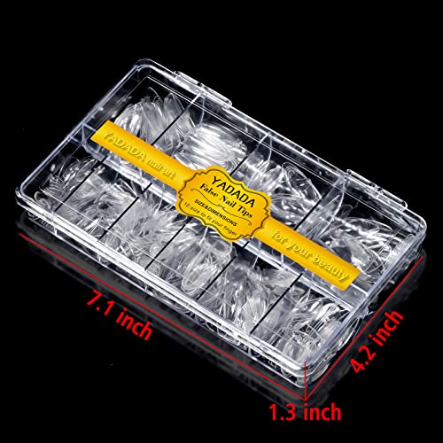 Medium Almond Acrylic Nail Extension Kit - 20 Piece Set Durable & Stylish - Image 9