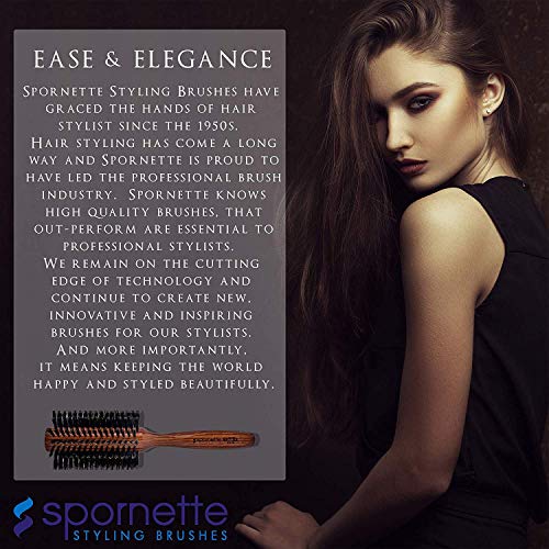 Professional Boar Bristle Round Hair Brush for Smooth Styling and Frizz Control, 2.5 Inch - Image 7