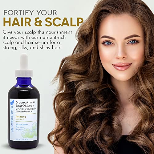 Color Protecting Blue Hair Serum for Shine and Vibrant Healthy Hair 100ml - Image 3