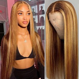 Ombre Curly Human Hair Wig