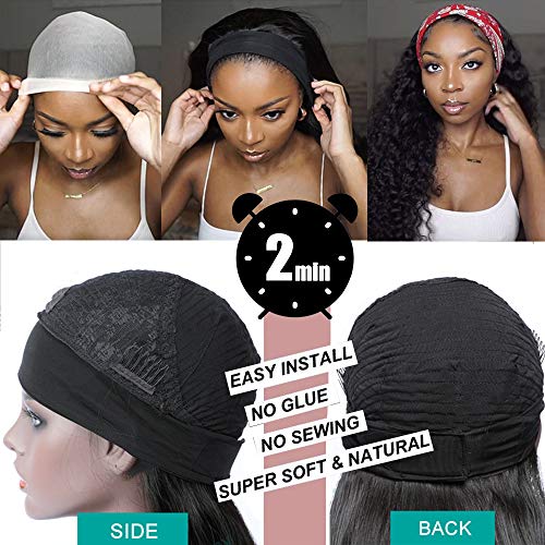 Bobbi Boss 100% Human Hair Headband Wig, 14 Inch, Effortless Style - Image 3
