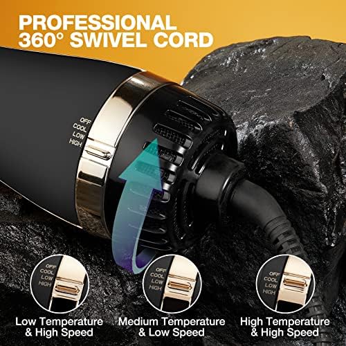 One-Step Blowout Brush Hair Dryer with 1.5-inch Barrel for Effortless Styling - Image 5