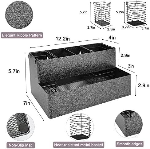 Heat-Resistant Styling Tool Organizer for Flat Irons and Blow Dryers - Image 2