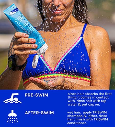 Swimmers Hair Conditioner for Chlorine Protection, 8 oz Bottle - Image 4