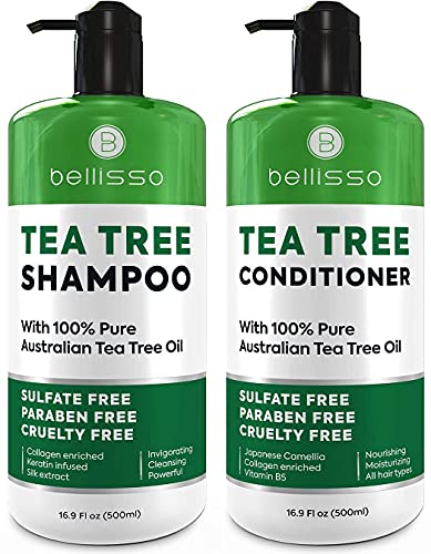 8 oz Tea Tree Dandruff Hair Mask for Scalp Relief and Nourishment - Image 2