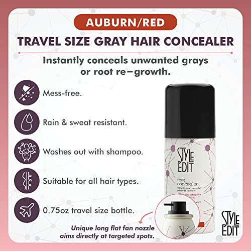 Auburn Temporary Hair Spray 6 oz Instant Color Change - Image 2