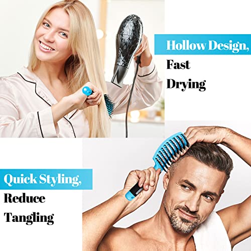 Flexiglide Detangling Brush for All Hair Types - Ergonomic Handle Design - Image 3