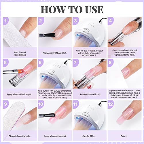 Bio Sculpture Gel Professional Nail Enhancement Kit - 6 Piece Set New - Image 7