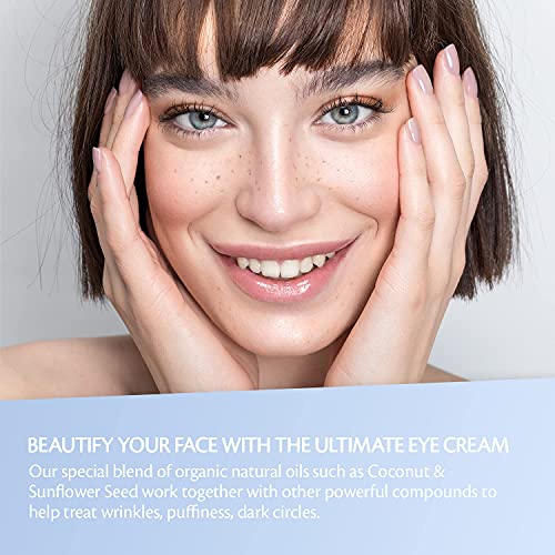 Hydrating 4D Under Eye Cream 0.5 oz for Dark Circles and Puffiness - Image 5