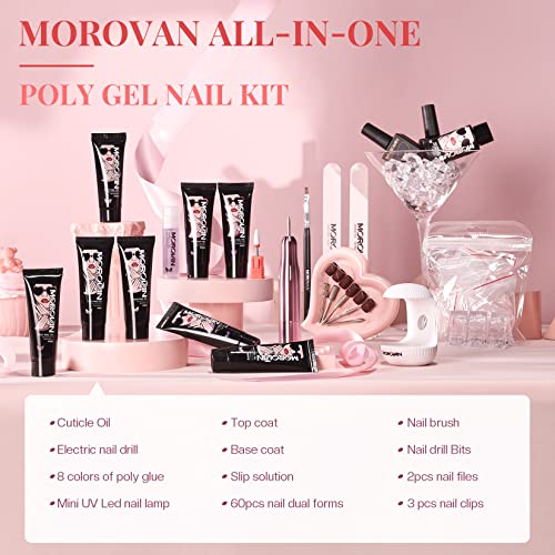 Rio UV Gel Nail Extension Kit Complete Set for Professional Nail Art at Home - Image 2