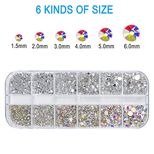Rhinestone Acrylic Nails Set 24 Pieces Various Designs for Stunning Nail Art - Image 2