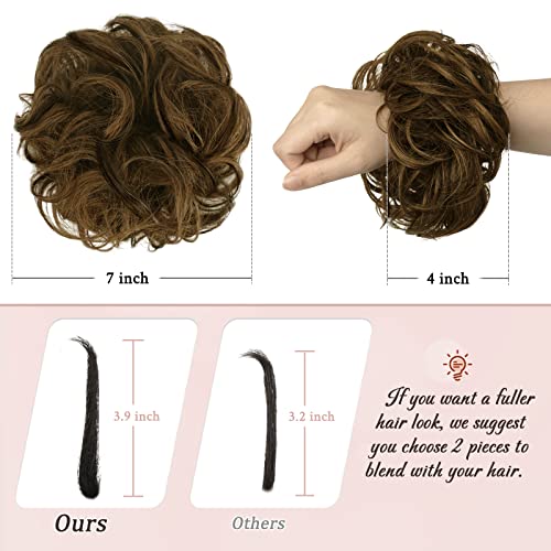 Natural Clip-In Human Hair Bun and Ponytail Extension for Effortless Styling 20 Inch - Image 4