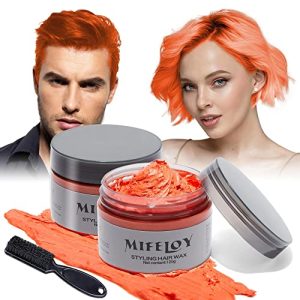 Vibrant Orange Hair Spray for Parties, 4 oz, Ideal for Costumes and Celebrations