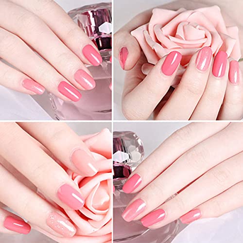 Gel nails for a baby shower. - Image 5