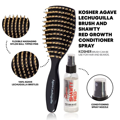 Cruelty-Free Vegan Hair Brush for All Hair Types - Eco-Friendly Design - Image 2
