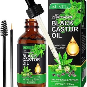 Natural Black Castor Oil for Baby Hair Growth 4 oz Moisturizer