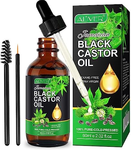 Natural Black Castor Oil for Baby Hair Growth 4 oz Moisturizer