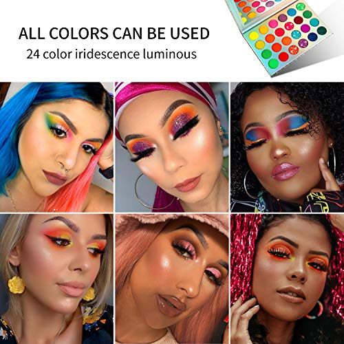 Orange and black eyeshadow for bold eye makeup. - Image 7