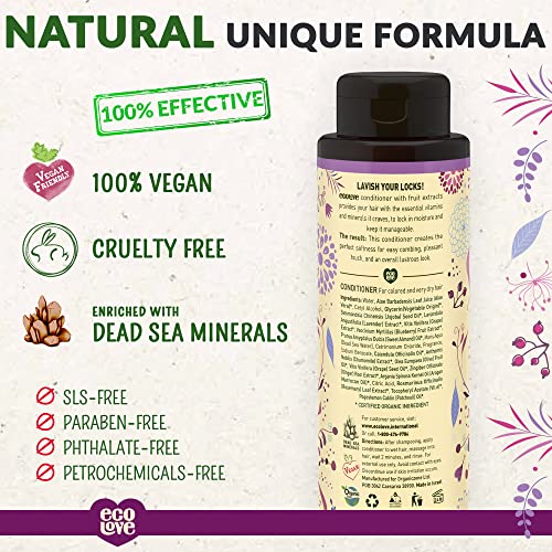 Nourishing Blueberry Infused Hair Conditioner 12 oz for Healthy Strands - Image 2