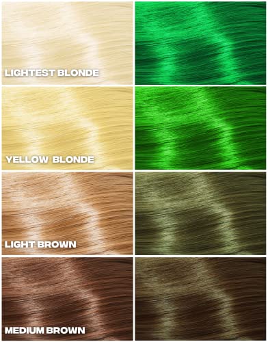 Green hair dye made with argan oil. - Image 3