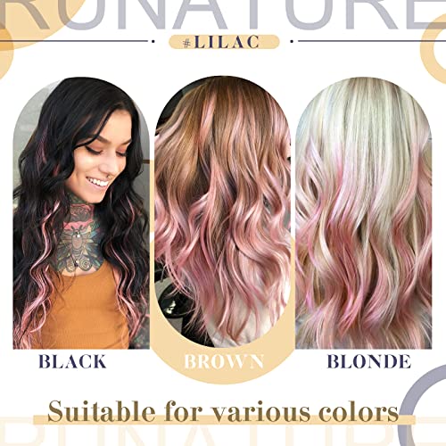 Rose Gold Premium Human Hair Extensions 18 Inch Clip-In Natural Look and Feel - Image 8