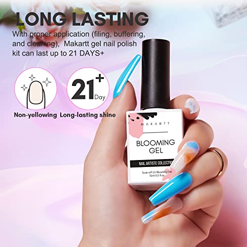 Blooming Effect Gel Nail Art Set 15ml Capacity for Stunning Designs - Image 9