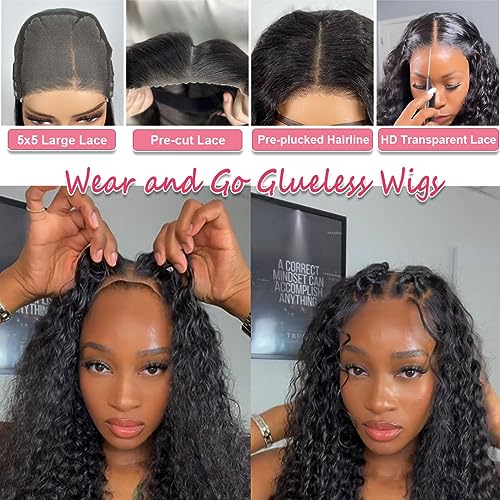 10 Inch Curly Bob Human Hair Lace Closure Wig for Women, 150% Density - Image 2